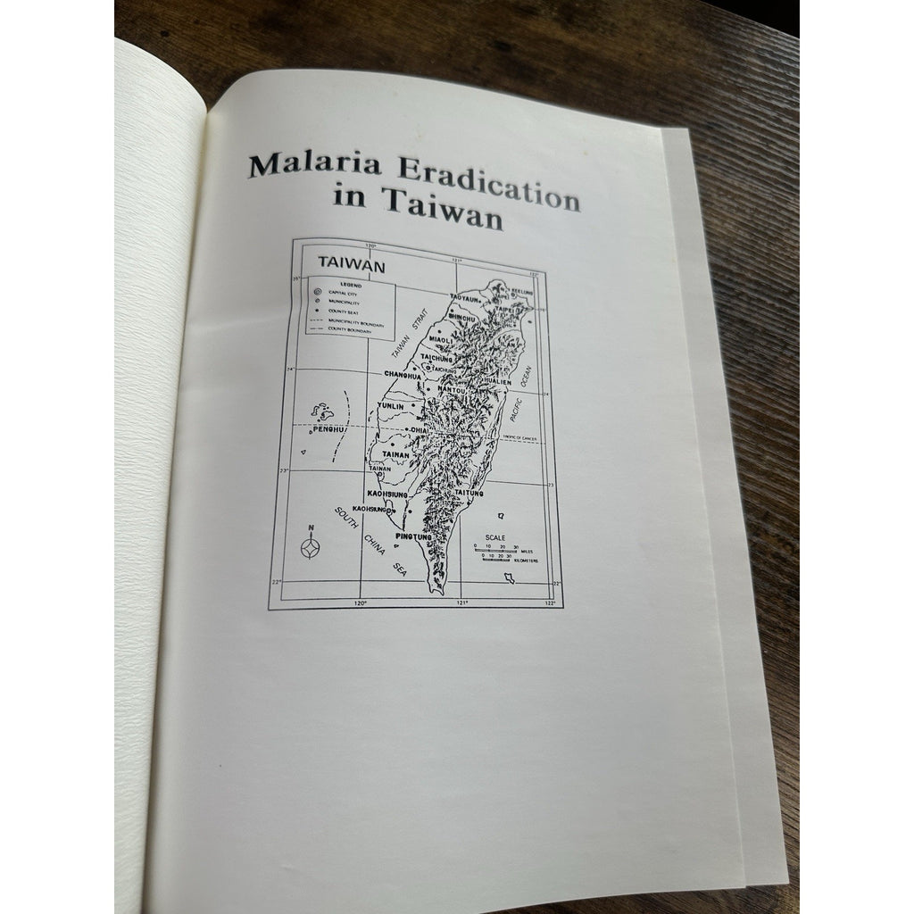 Malaria Eradication in Taiwan - 1991 - Signed by co-author