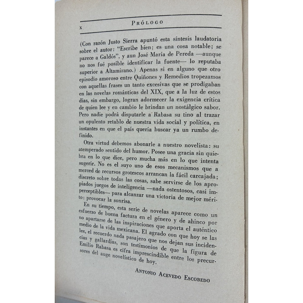 Emilio Rabasa - La Bola y La Gran Ciencia (1948) Coleccion Escritores Mexicanos