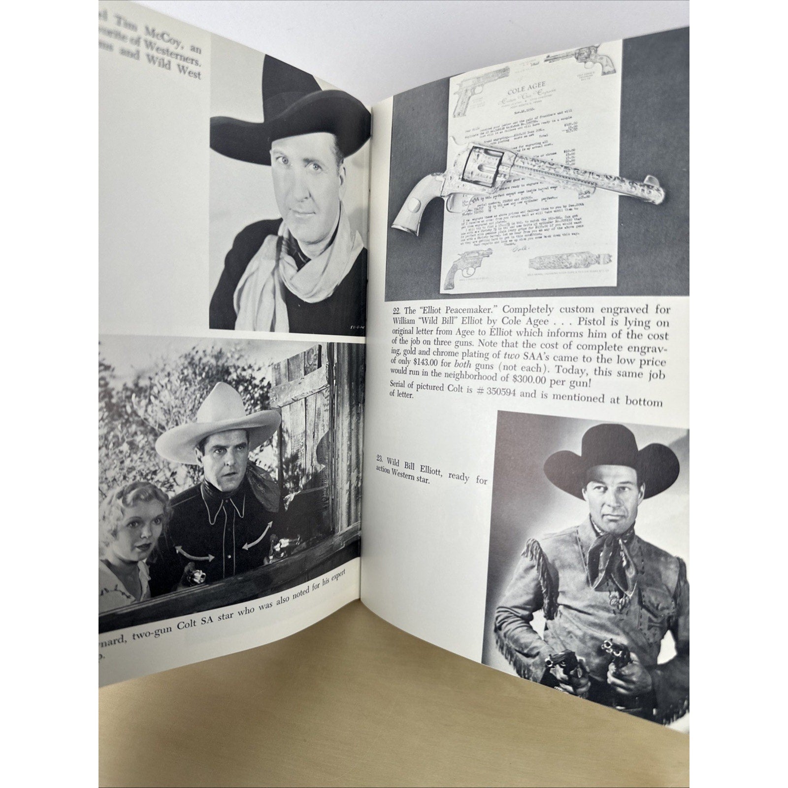 Saga of the Colt Six-shooter Signed Copy Good Condition
