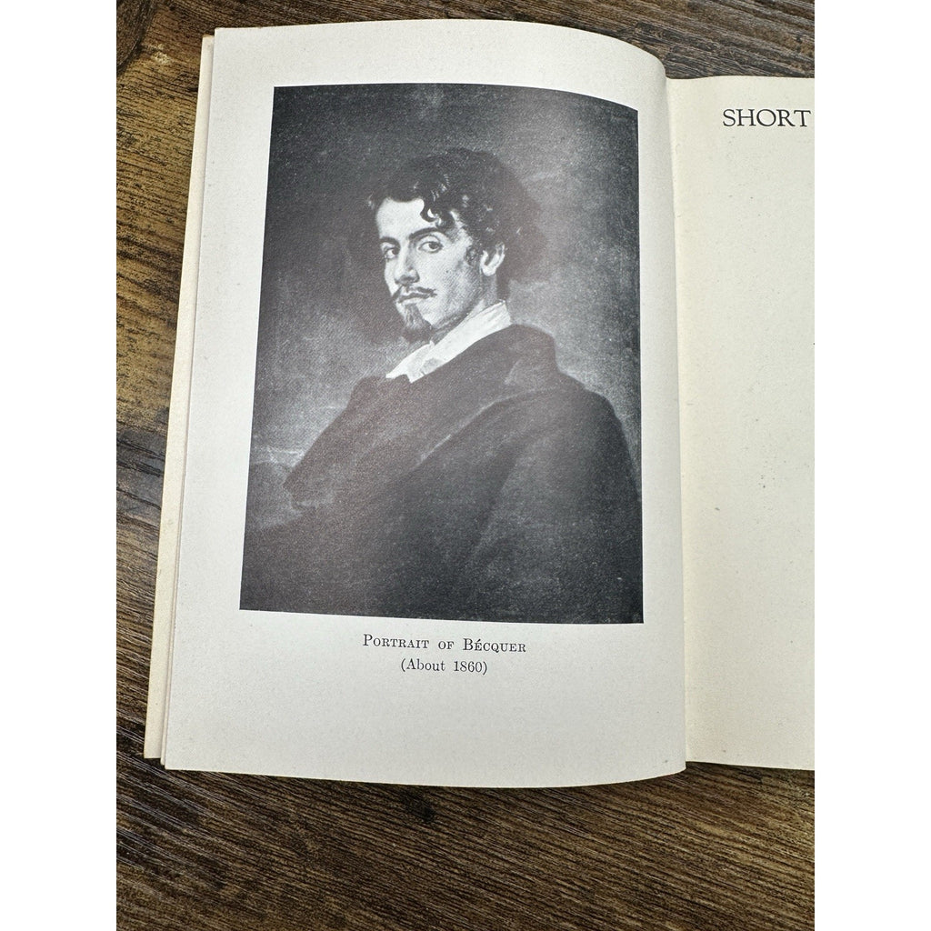 Rare 1936 Edition Of Short Stories and Poems of Becquer MacMillan Co