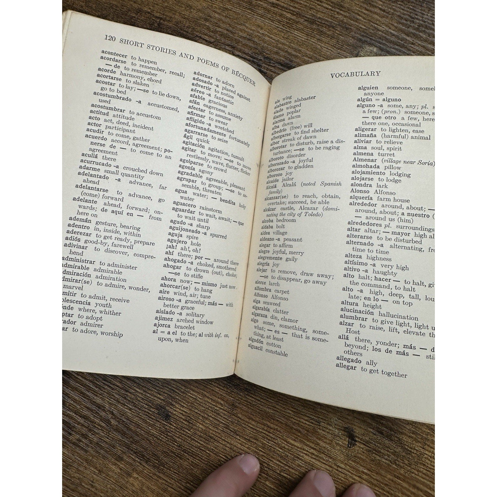Rare 1936 Edition Of Short Stories and Poems of Becquer MacMillan Co