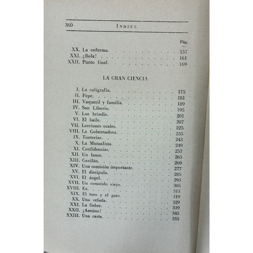 Emilio Rabasa - La Bola y La Gran Ciencia (1948) Coleccion Escritores Mexicanos