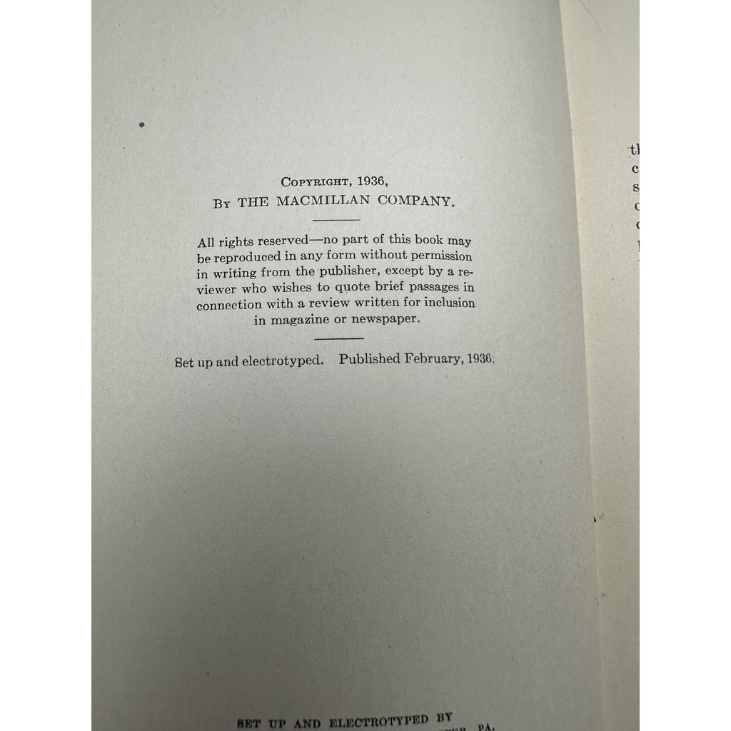 Rare 1936 Edition Of Short Stories and Poems of Becquer MacMillan Co