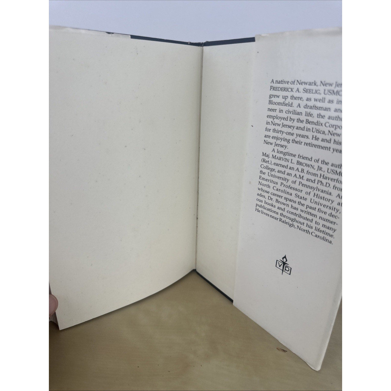 One Marine Mustang's Memoirs Frederick Seelig Defense Battalions Pacific 1st Ed