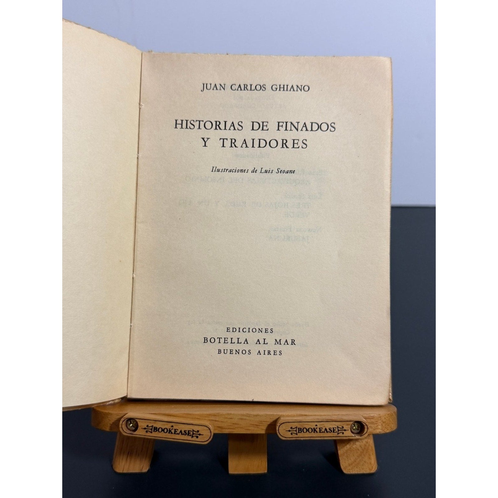 Historias de Finados y Traidores Juan Carlos Ghiano 1957 Illustrated Luis Seoane