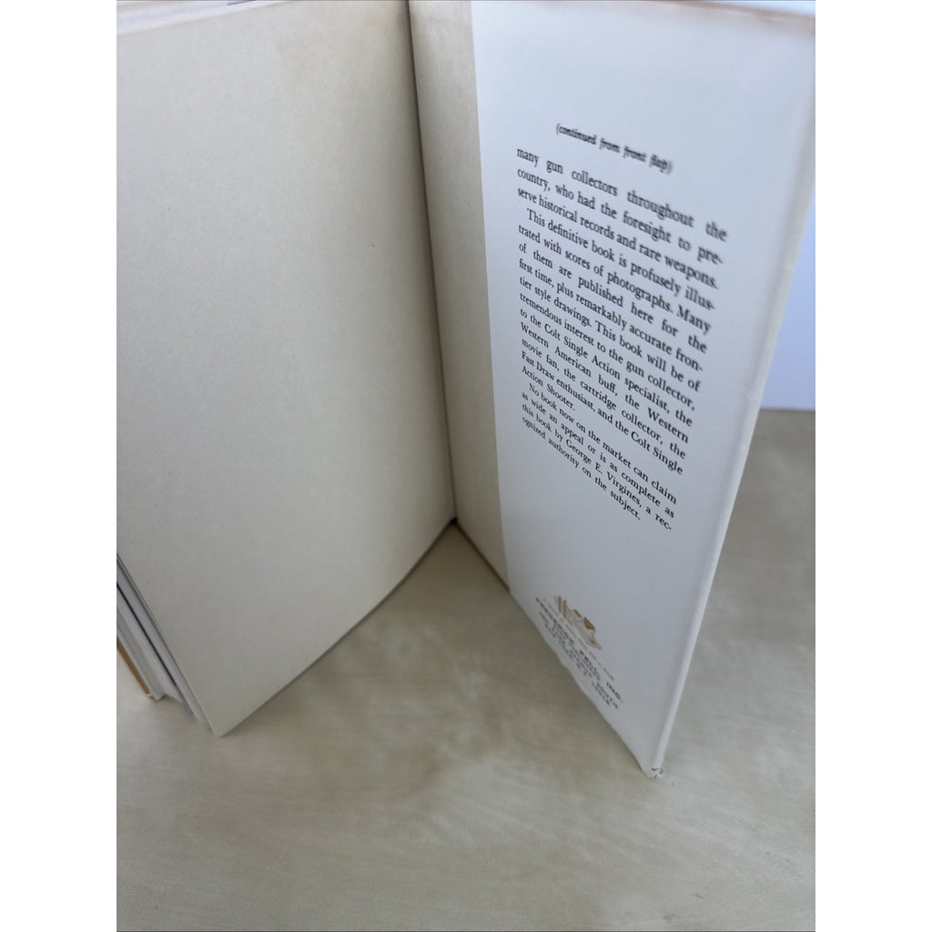 Saga of the Colt Six-shooter Signed Copy Good Condition
